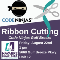 Ribbon Cutting for Code Ninjas Gulf Breeze