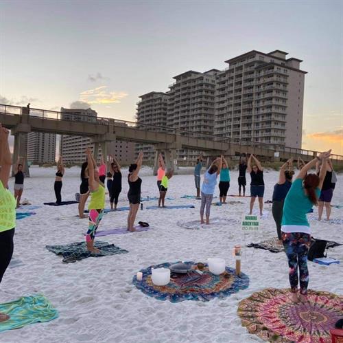 Free Monthly Full Moon Beach Yoga