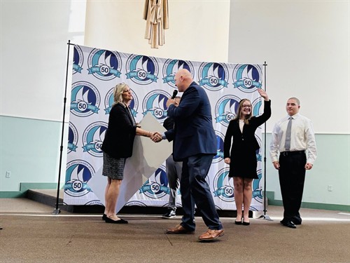 Proud wave of Navarre HS student