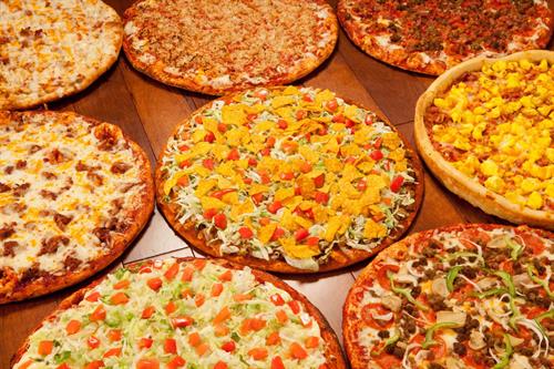 Yummy pizzas!