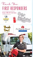 10% Off for On-Duty First-Responders