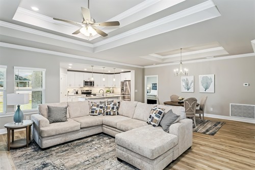 Living area Liberty Floor Plan by Herbst Homes