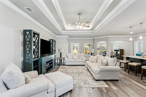 Living Room Turquoise floor plan by Herbst Homes