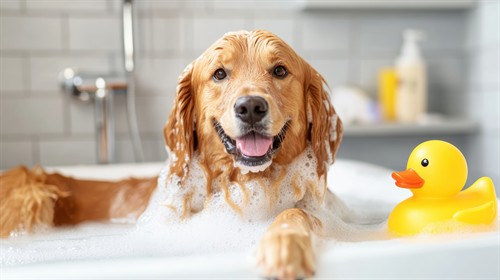 Dogs love natural gas water heating.
