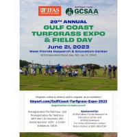 2023 Gulf Coast Turfgrass Expo & Field Day Scheduled for June 21