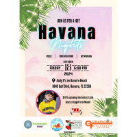 Havana Nights: A Night of Music, Dance, and Networking! Scheduled for Friday, Oct 18th