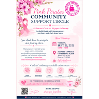 Pink Pirates to Host Free Breast Cancer Community Support Circle in Navarre