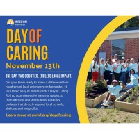 UNITED WAY OF WEST FLORIDA CALLS COMMUNITY TO ACTION FOR DAY OF CARING ON NOVEMBER 13