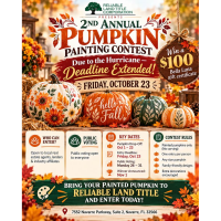 Pumpkin Painting Contest Date Extended October 23