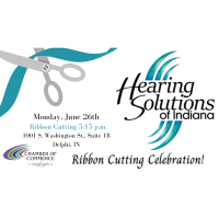 Ribbon Cutting for Hearing Solutions of Indiana