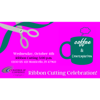 Ribbon Cutting for Coffee & Contemplation