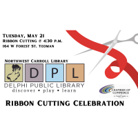 Ribbon Cutting for Northwest Carroll Library