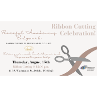 Ribbon Cutting for Peaceful Awakening Bodywork