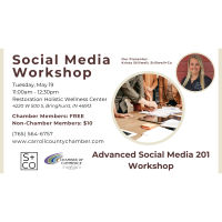 Advanced Social Media 201 Workshop