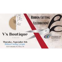 Ribbon Cutting for V's Boutique