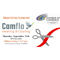 Ribbon Cutting for Camflo Heating & Cooling