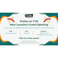 Pretty on Y'all New Location Ribbon Cutting