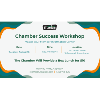 Chamber Member Success Workshop: Master Your Member Information Center