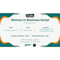 Women in Business Social - The Vintage Barrel