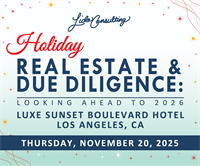 Holiday Real Estate & Due Diligence Event