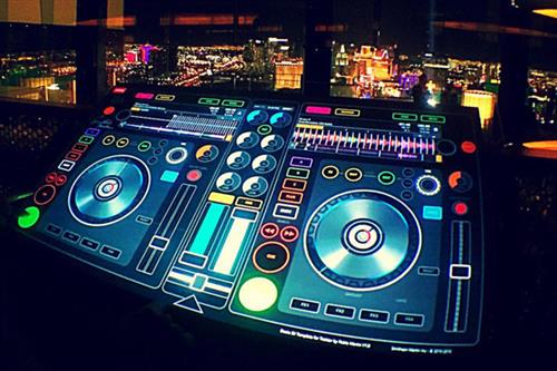 Unique DJ Booth display