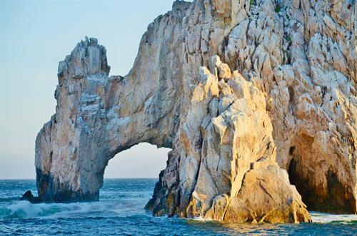 Arch at Land's End at sunset, Los Cabos