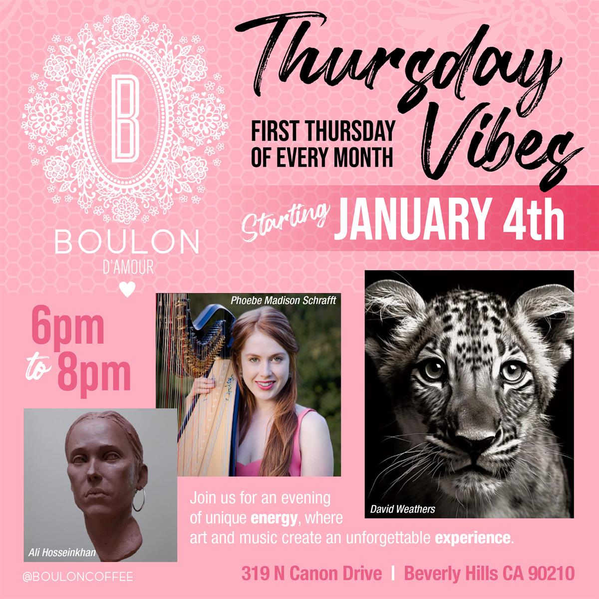 Art Night at Boulon d'Amour Feb 6, 2025 Event Page Beverly Hills