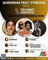Beverly Hills-based artist Queennak earns GRAMMY® consideration for her Afrobeat single “With You” and proudly represents both Africa and Beverly Hills on the global stage.