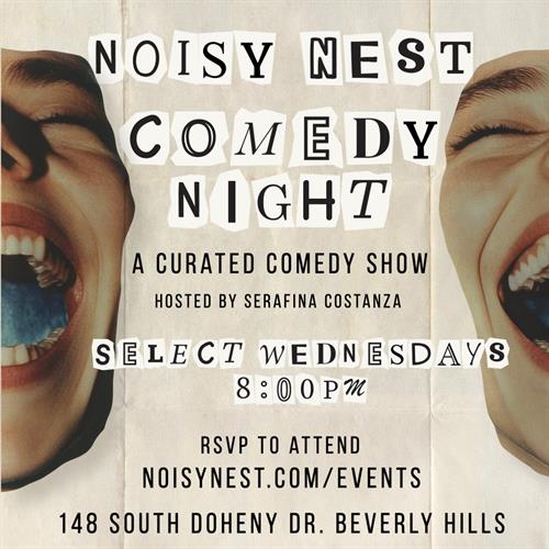 Monthly curated comedy night