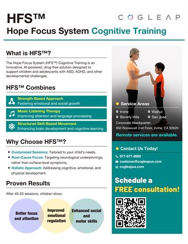 HFS Cognitive Training Flyer