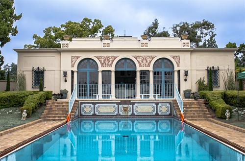 Virginia Robinson Gardens - Pool Pavilion