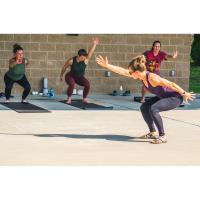 Pilates in the Amphitheater