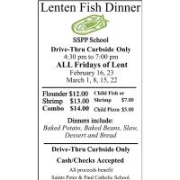 SSPP School Lenten Fish Dinner