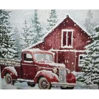 Winter Truck Scene at The Masterpiece Studio