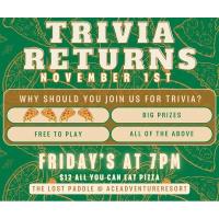 Trivia Night at The Lost Paddle