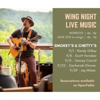 Wing Night and Free Live Music @ Smokey's on The Gorge