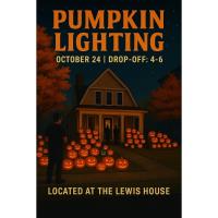 The Lewis House Pumpkin Lighting