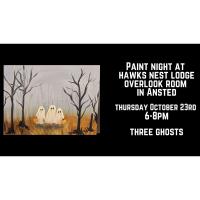 Paint Night at Hawks Nest Lodge