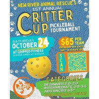 New River Animal Rescue's Critter Cup- Pickleball Tournament