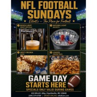 NFL Football Sundays at Elliott's