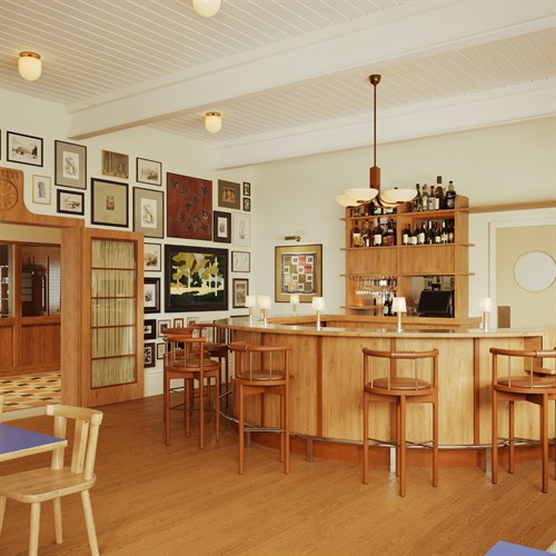 Patsy's at Hill Hall, our Restaurant (rendering)