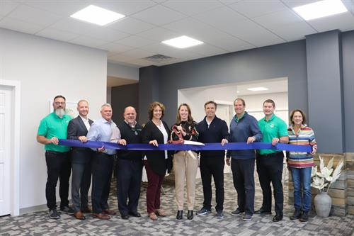 Ribbon cutting ceremony on CG Financial's Marquette office!