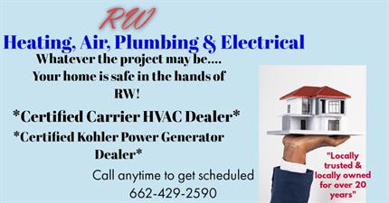RW Heating, Air, Plumbing, Electrical, Inc
