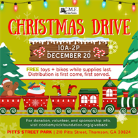 Coolie Myrick Foundation | Annual Christmas Drive