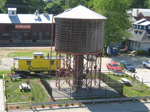 Water Tower Park features one of the last original wooden water towers in the entire State of Michigan, and was built in 1881.