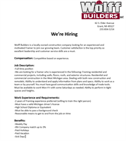 Wolff Builders, LLC