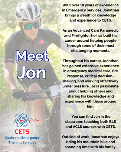 Jon - CETS BLS + ACLS Instructor 