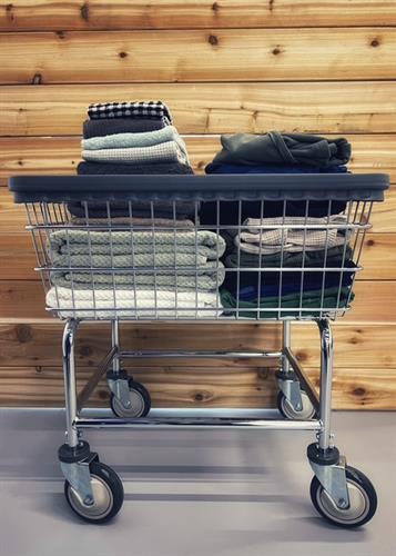We then carefully fold your laundry so it is ready for packaging.