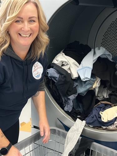 You laundry is then professionaly cleaned in our state of the art machines.  