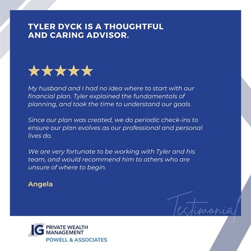 Tyler Dyck Testimonial